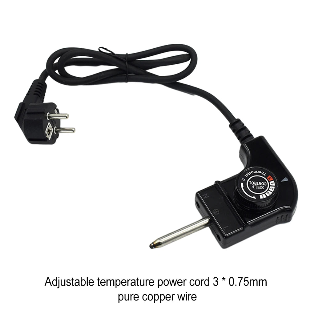 Cable de Control del termostato de la bandeja para hornear eléctrica de temperatura ajustable, cómodo y práctico, seguro como se muestra
