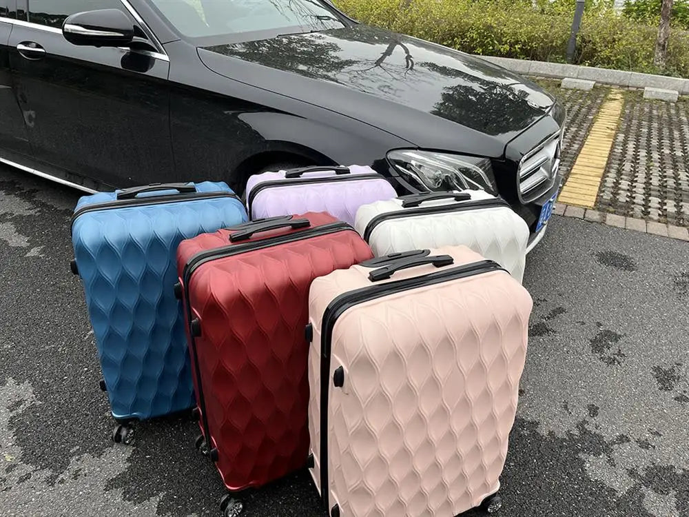 Juego de Maletas de Viaje de Cuatro Piezas con Ruedas Universales ABS, Juego de Maletas de Mano para Viajes y Viajes de Negocios en Tamaños de 14, 20, 24 y 28 Pulgadas