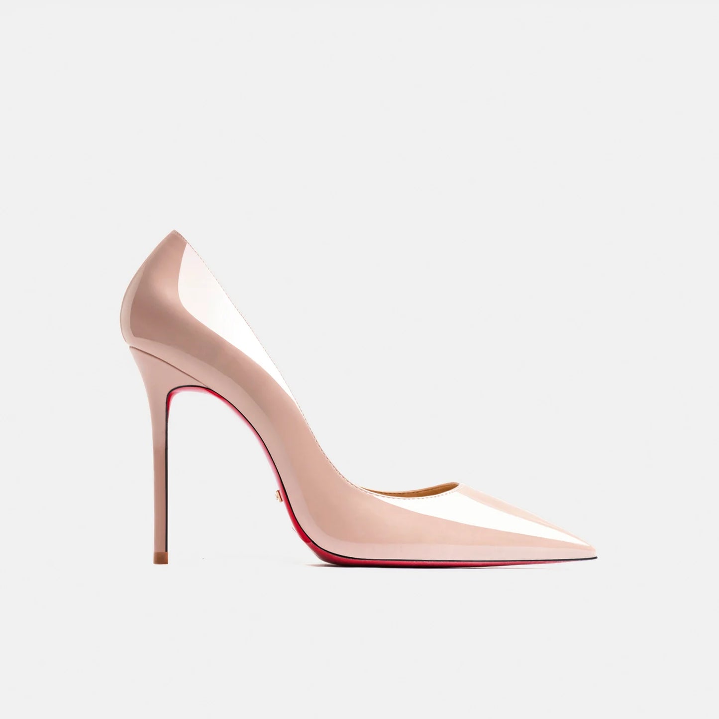 Zapatos de mujer 2025, marca de lujo, zapatos de tacón con suela roja, fondo rojo, puntiagudos, tacones altos de diseñador, zapatos elegantes de fiesta a la moda para mujer, 12cm