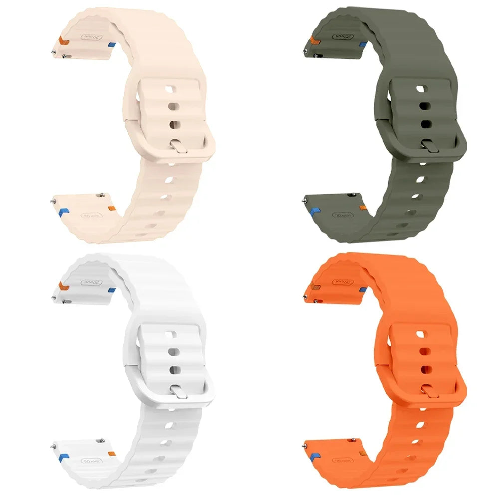 Correa de 22mm para Garmin Forerunner 570 47mm 265 255 M correa de reloj para Garmin Venu 3/Vivoactive 4 pulsera deportiva de silicona transpirable