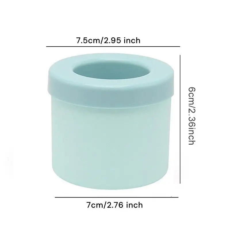 Molde de silicona para cubitos de hielo, cubo de hielo redondo, refrigerador casero DIY de verano, máquina de hielo congelada, molde creativo para cubitos de hielo, herramientas de bar