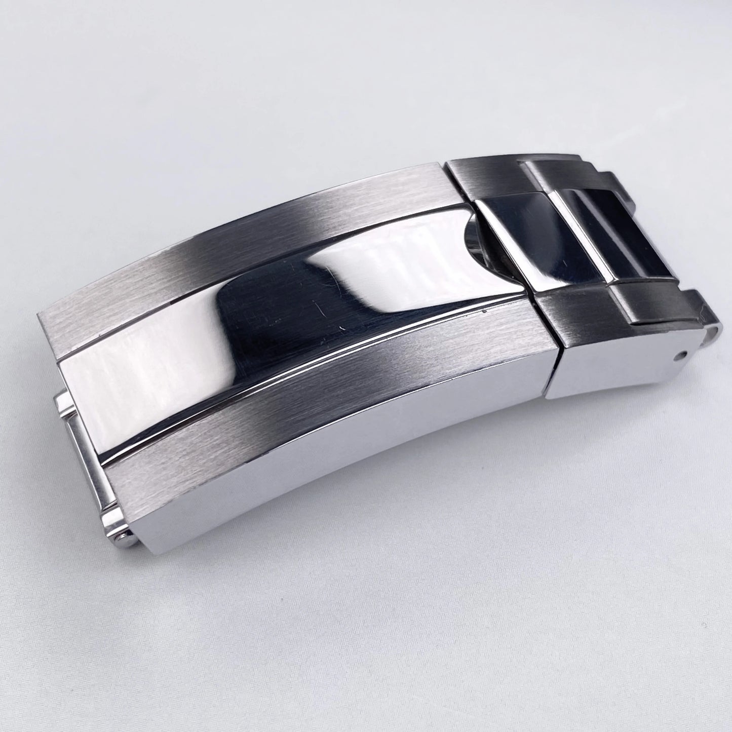 Caja VK63 Negra de 39 mm, Acero Inoxidable, Cristal de Zafiro Plano, Resistente al Agua, Compatible con Esferas de 29 mm-30 mm, Piezas de Caja para Reloj con Movimiento VK63