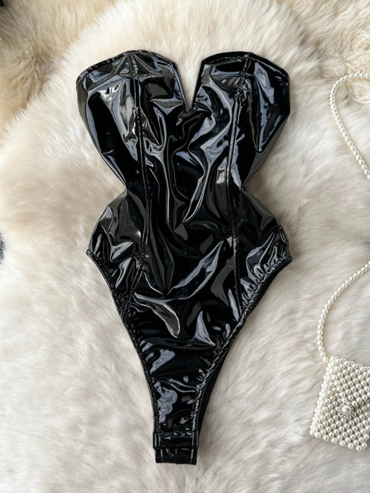 Ropa de dormir para fiesta de San Valentín, Catsuits combinados, peleles de tiras de malla eróticos íntimos ajustados, monos de mujer, lencería, conjuntos sexys