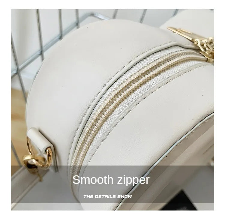 Bolsos cruzados con forma de corazón para mujer, bolso de hombro de cuero Pu sólido, bolsos casuales para mujer, bolsos de diseñador para mujer, nuevo