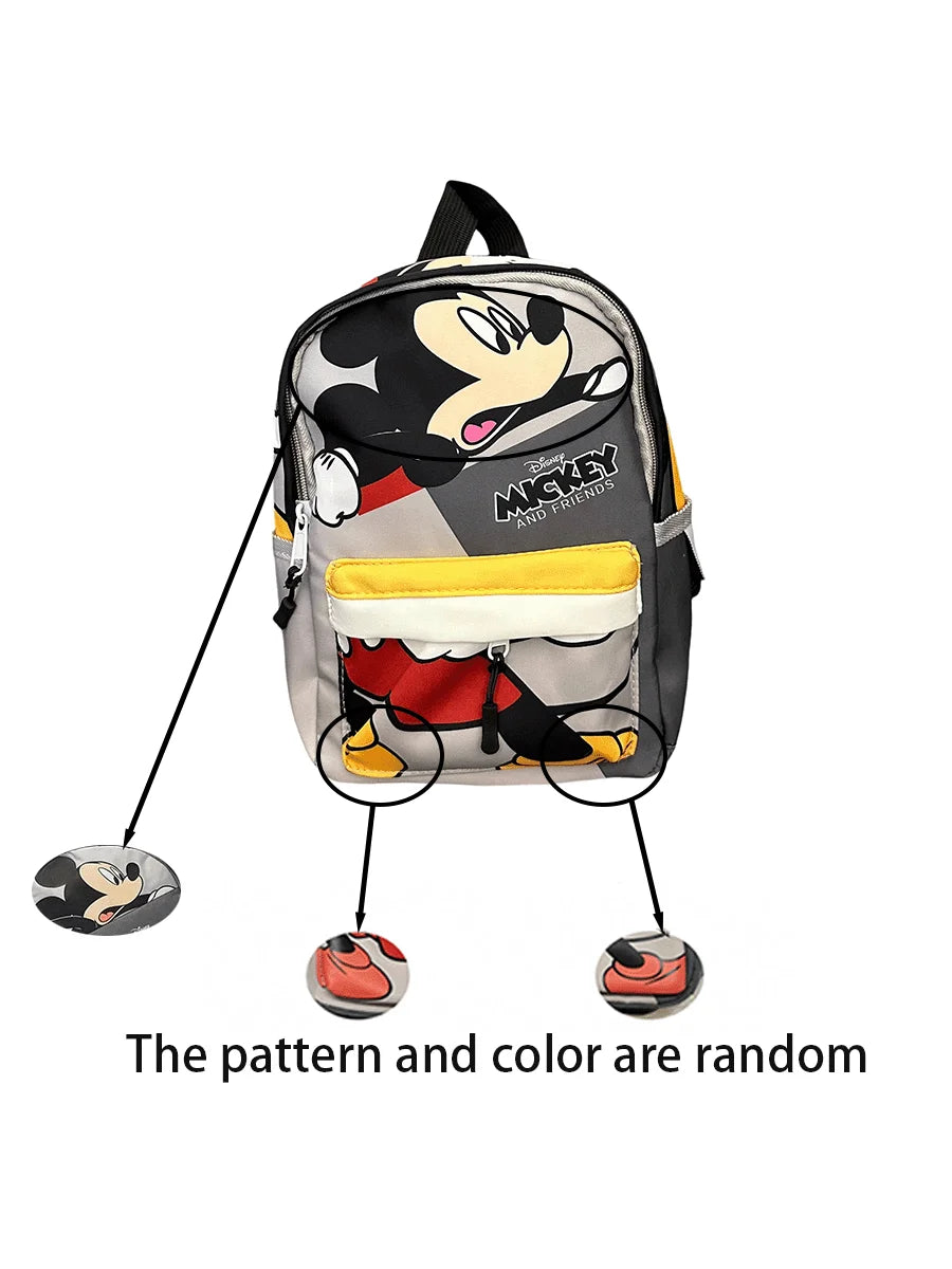 Mochila Escolar Infantil de Moda con Dibujos Animados de Mickey, Mochila Casual para Niños y Niñas, Linda Mochila de Moda