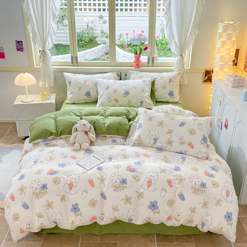 Funda nórdica a rayas amarillas, juego de cama geométrico moderno, funda de edredón para el hogar, funda de edredón de poliéster con 2 fundas de almohada, 3 uds.