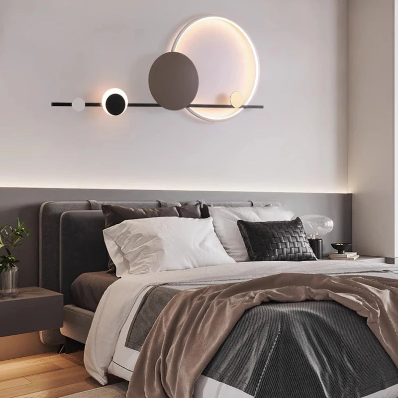 Lámpara LED de pared moderna, ambiente para candelabro de sala de estar, comedor, dormitorio, Hotel, salón, escaleras, pasillo, accesorio de iluminación para decoración del hogar