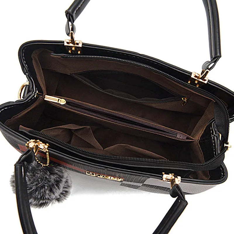 Bolsos cruzados informales de cuero PU para mujer, bolso de mano de diseñador de lujo, bolso de hombro de viaje de gran capacidad
