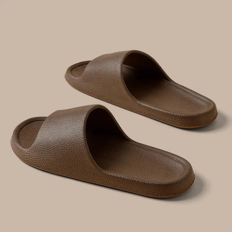 Zapatillas planas ligeras de EVA para mujer, zapatos de baño para el hogar, masaje cómodo, toboganes de interior, zapatos de ducha, moda de verano