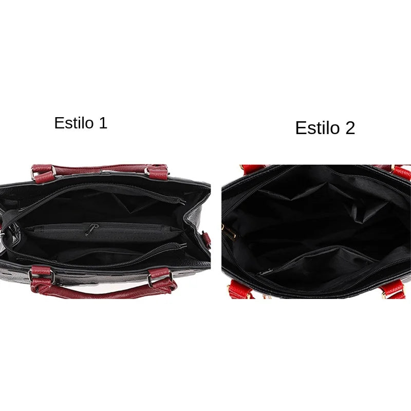 Bolso cruzado informal de cuero PU para mujer, bolso de mano de diseñador de lujo, bolso de hombro de viaje de gran capacidad