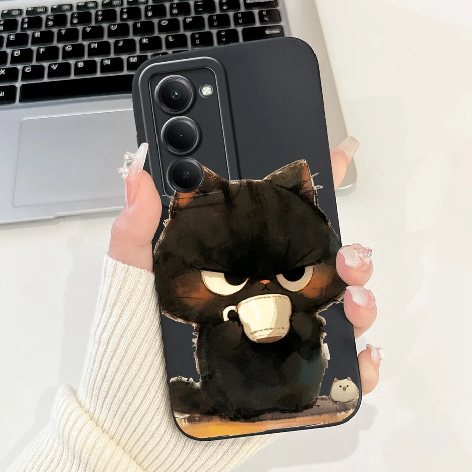 Para Xiaomi Redmi 15 4G 5G funda bonita Panda conejo funda de dibujos animados a prueba de golpes funda de teléfono para Xiaomi Redmi 15 5G Redmi15 4G bolsas suaves