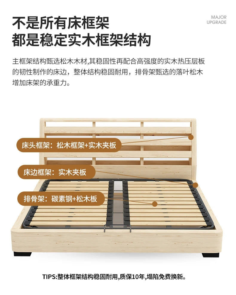 Tatami italiano de cuero Artificial de 180x200cm, cabecero alto, muebles de cama doble de lujo, juegos de cama con marco queen, muebles completos