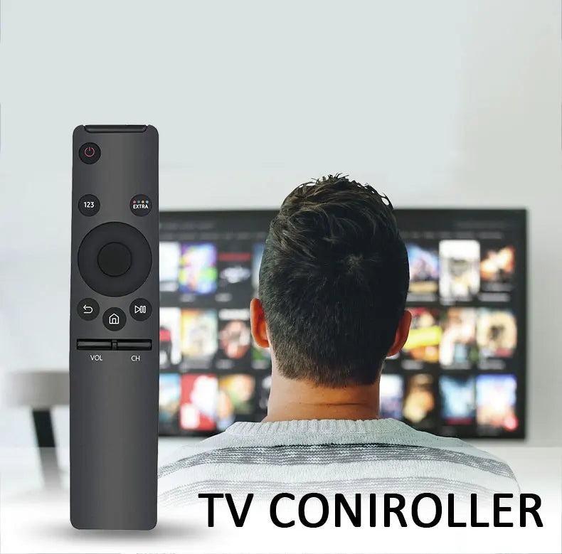 Control remoto por voz Universal para Samsung Smart TV, mando a distancia de repuesto LED QLED 4K 8K Crystal UHD HDR curvo para televisores Samsung