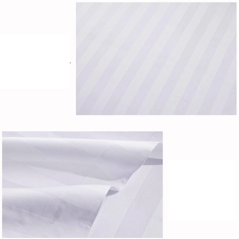 Funda nórdica de algodón 100 de lujo de Egipto, funda de edredón de Hotel de 5 estrellas, tira de satén de algodón puro, funda de edredón de línea de cama, fundas de almohada, 3 uds.