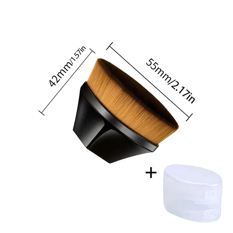 Nuevo Pincel de Maquillaje Mágico, Brocha para Polvo Facial, Brochas para Rubor, Brocha Profesional Portátil para Base de Maquillaje, Brocha Grande para Cosméticos, Brocha Suave para Base