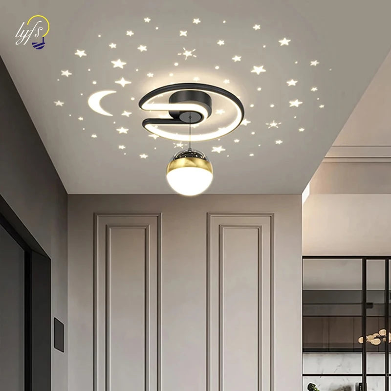 Luz de techo LED moderna, iluminación interior para dormitorio, sala de estar, cocina, comedor, pasillo, balcón, decoración del hogar, lámpara de techo