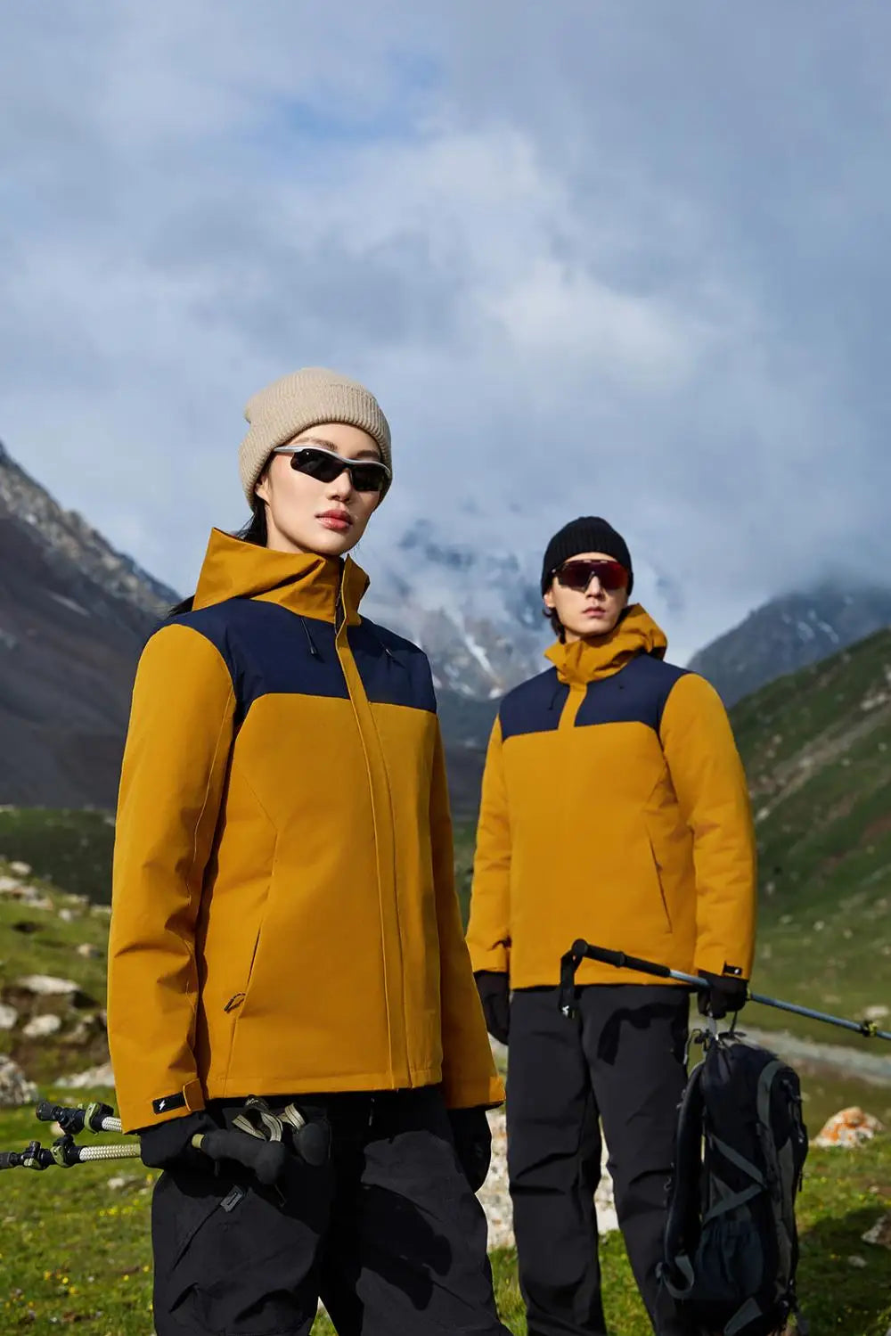Chaqueta de invierno con calefacción de grafeno, abrigo de esquí impermeable a prueba de viento, Parka de montañismo con aislamiento de algodón, logotipo personalizado gratis
