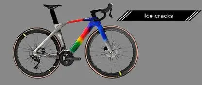 Bicicleta de carretera de carbono de 24 velocidades de alta calidad para senderismo y ciclismo de carretera Di2 fibra de carbono T47 freno de disco R7120 bicicleta de carretera