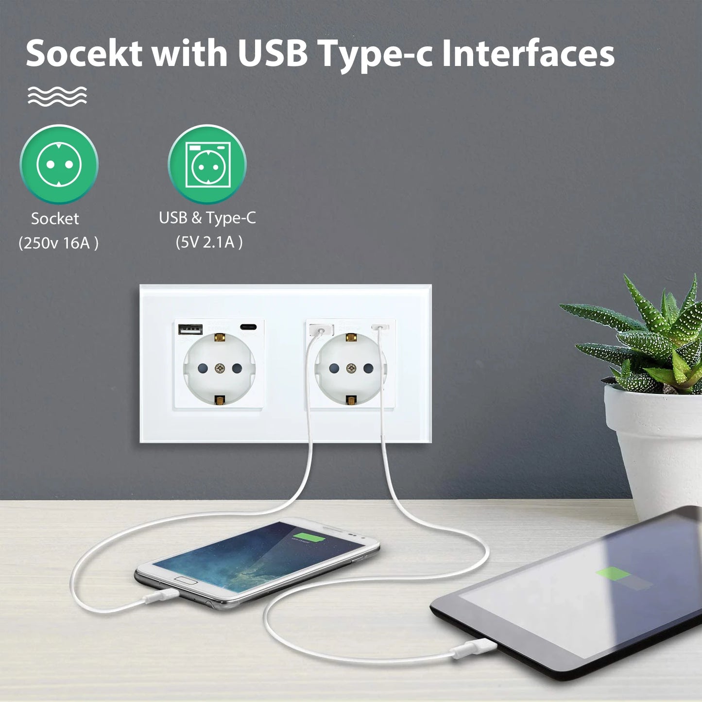 Interruptores BSEED Zigbee, interruptor de luz inteligente de 1/2/3 entradas, enchufes de pared normales de la UE, interruptores táctiles multicontrol, aplicación Tuya Smart Life Alexa