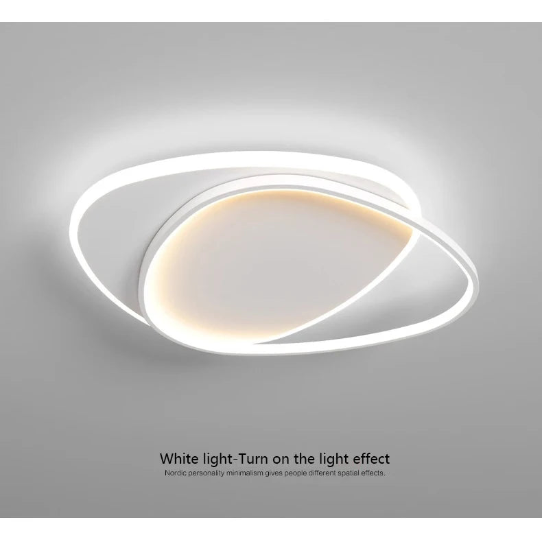 Luces de techo LED redondas modernas para dormitorio Simple, lámparas de estudio para sala de estar, iluminación interior, decoración del hogar, accesorios de lámpara brillante