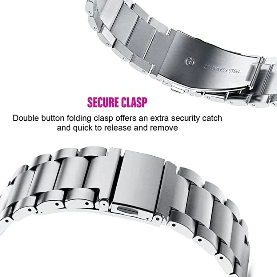 Correa de Metal de acero inoxidable de 22mm para CMF de Nothing Watch Pro, Correa de reloj para CMF Watch Pro 2, Correa de repuesto