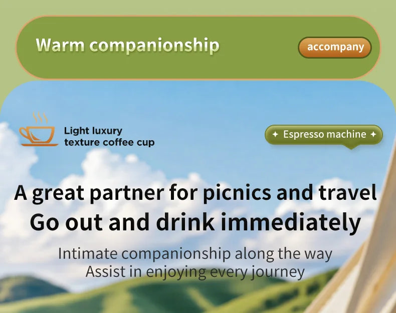 Cafetera Espresso eléctrica inalámbrica 2 en 1 para coche y hogar, cafetera portátil para acampar, cafetera de viaje en polvo cápsula