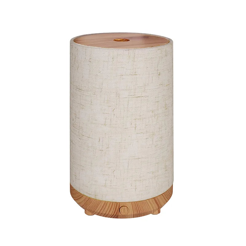 Máquina de aromaterapia USB de tela Simple de campo Ins, luz nocturna para dormitorio, hogar, máquina ultrasónica de aromaterapia de aceite esencial