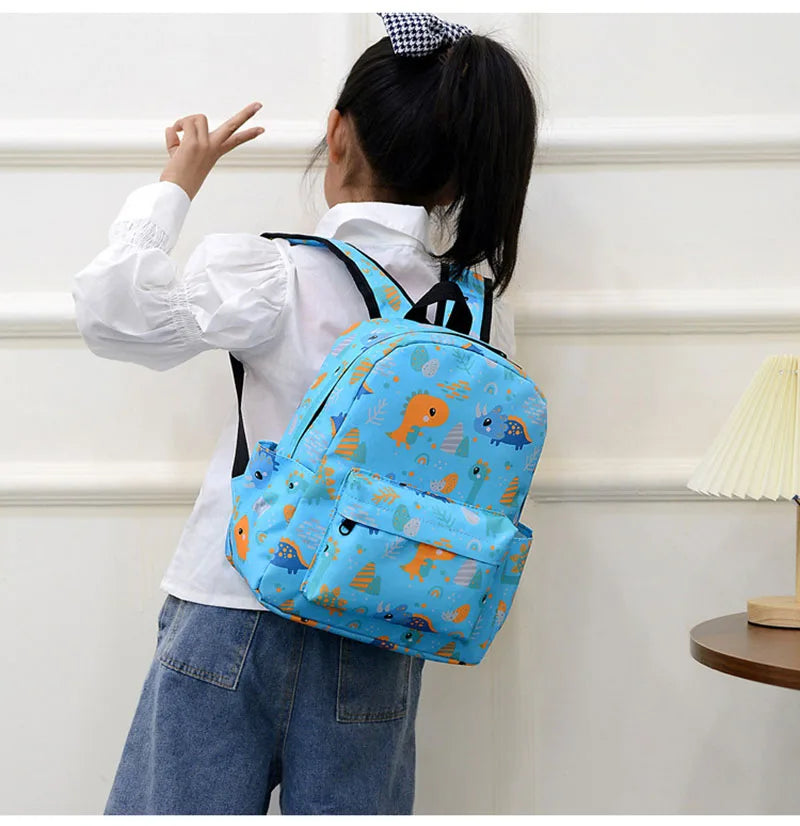 Mochila para niños pequeños, mochila preescolar ligera con bonitos dibujos, mochila de viaje para niño y niña