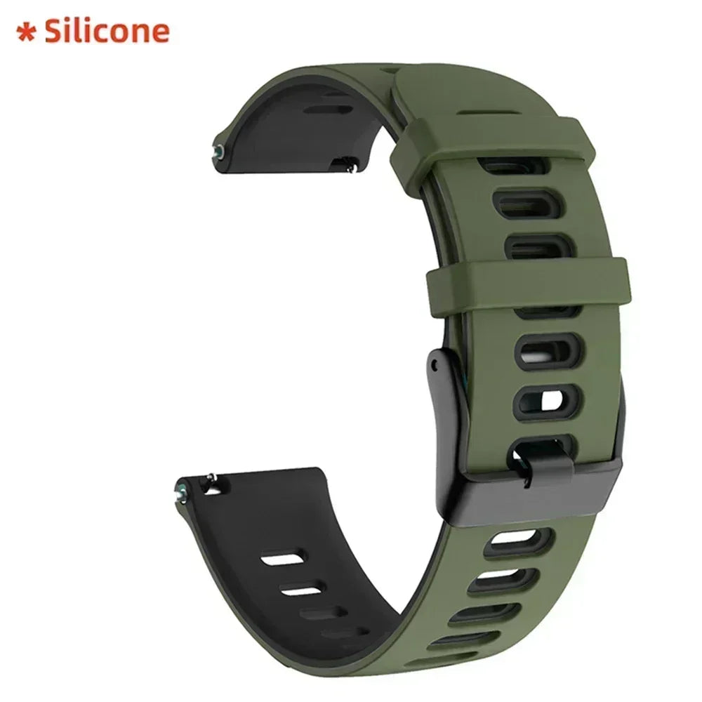 Correa de repuesto de 22mm para Huawei Watch GT6 6Pro GT5 GT 4 3 2 46mm Watch 5 4 Pro Smartwatch pulsera de silicona de cuero