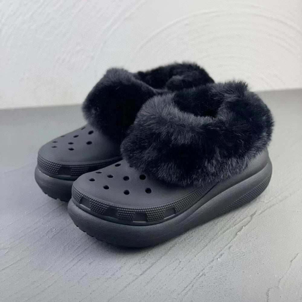Zapatillas peludas de invierno, plantillas de piel, zuecos para zapatos, forros para zapatos, cubierta de felpa gruesa suave extraíble, forro cálido, 2024