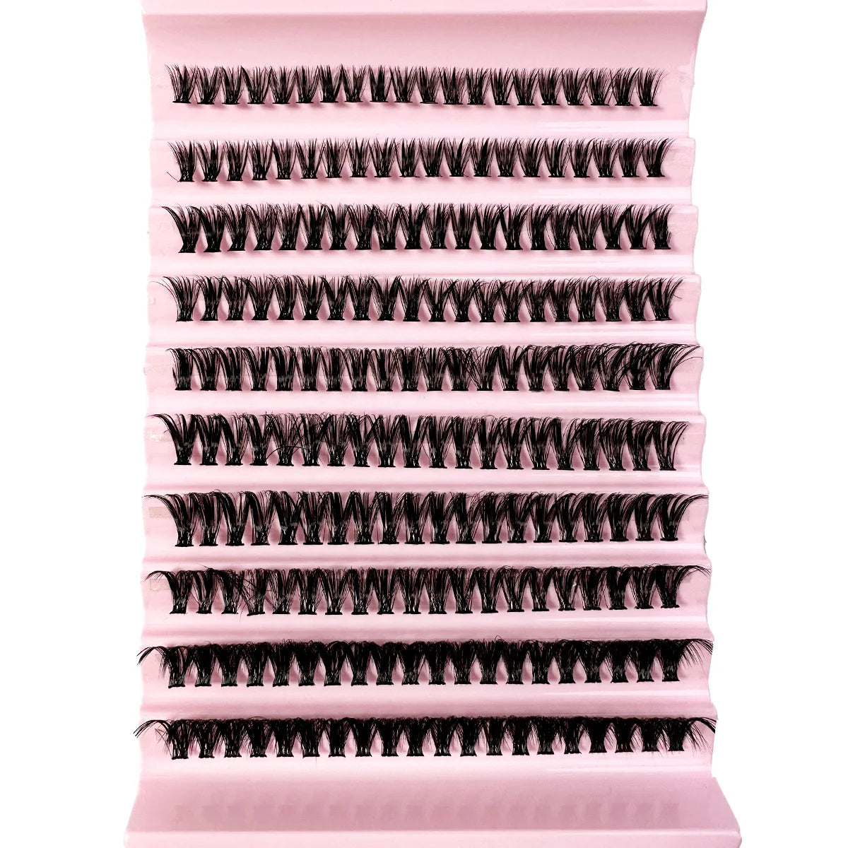 Pestañas de imitación de visón 540Cluster C rizador 9-16mm extensión de pestañas naturales mezcladas tira rusa 3D herramienta de maquillaje de pestañas Personal