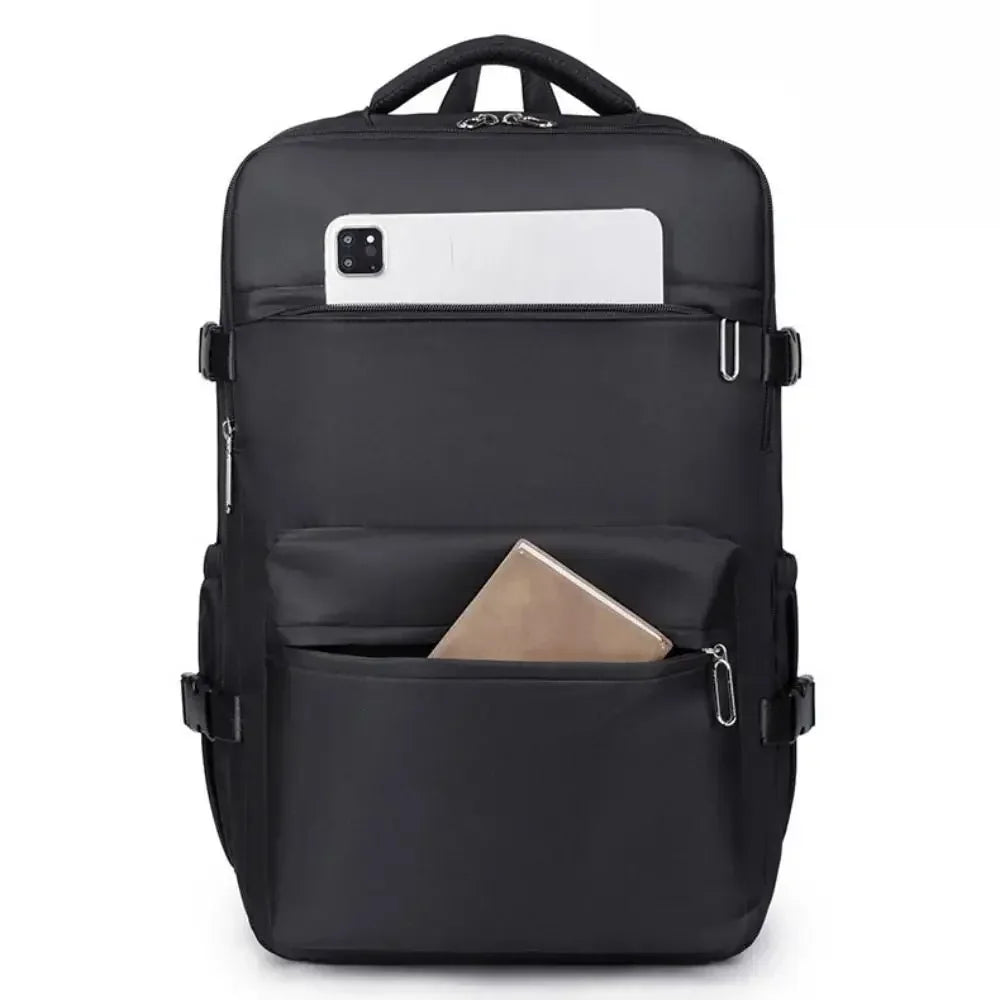 Mochila de compresión al vacío para hombre, mochila para ordenador portátil, mochila de viaje al vacío para senderismo, mochila Ryanair, bolsa de cabina de 46x30x20
