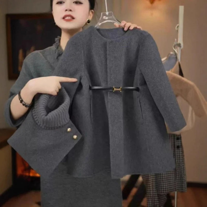 Abrigo De lana para niñas, Ropa para niños, abrigo De moda, abrigo De invierno para niñas, Ropa De invierno para niñas, chaquetas De invierno, Ropa De Niña