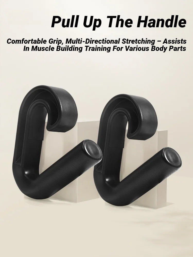 1 Par de Agarraderas Ergonómicas para Dominadas, Gancho Multifuncional para Gimnasio, Agarres Versátiles para Entrenamiento de Fuerza