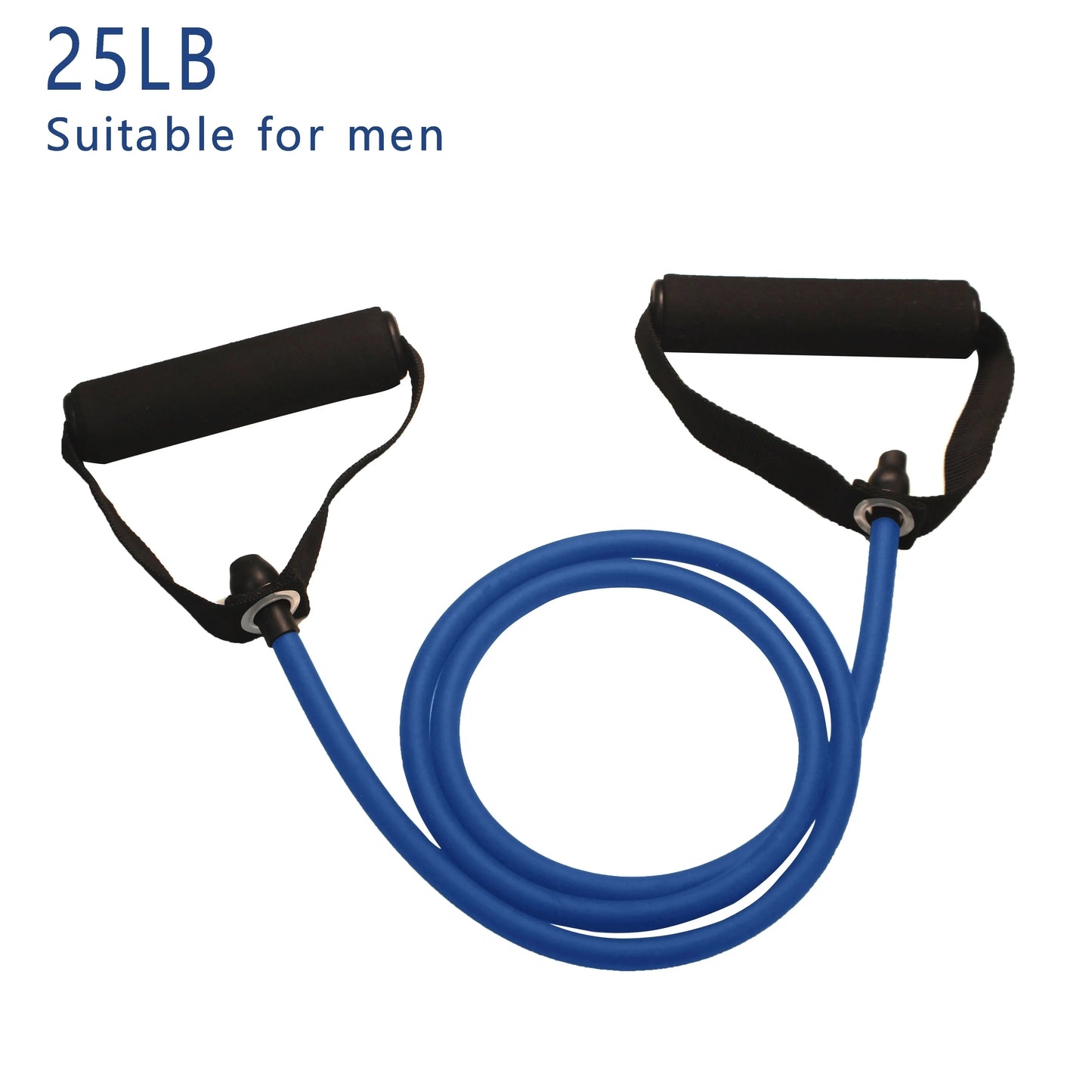 Bandas de Resistencia con Asas – Set de Entrenamiento de Fuerza para Gimnasio en Casa para Hombres y Mujeres