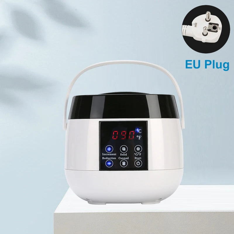Calentador de cera Digital para depilación profesional, máquina de calentamiento de granos, depiladora, olla de fusión de cera, 500ML