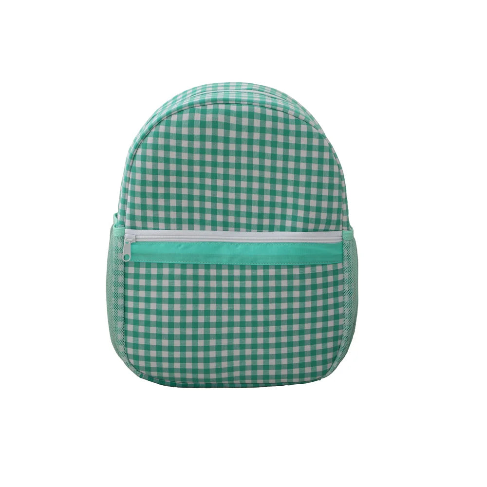 Mochila Escolar para Niños Pequeños, Mochila Linda con Estampado de Cuadros para Niñas, 12 Pulgadas para Preescolar y Jardín de Infancia, 15 Pulgadas para Adolescentes de Secundaria