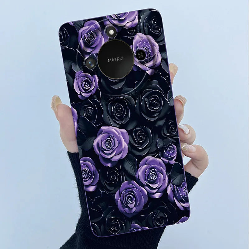 Para Honor X9C Funda de teléfono inteligente X9cSmart Funda de silicona suave dulce moda pintada dibujos animados niños niñas encantadora Funda trasera estampada