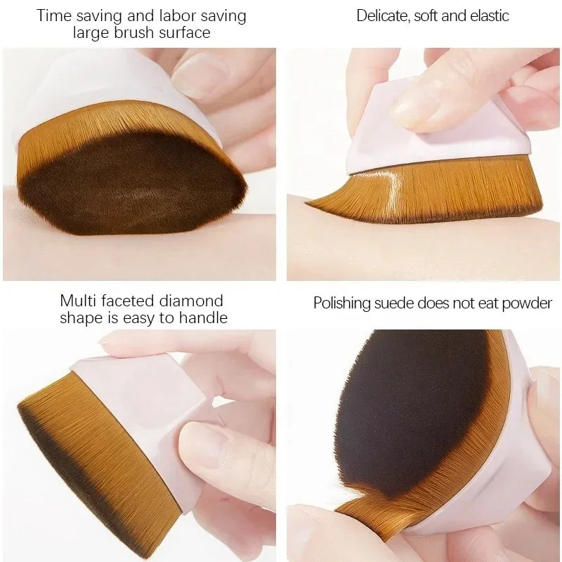 Nuevo Pincel de Maquillaje Mágico, Brocha para Polvo Facial, Brochas para Rubor, Brocha Profesional Portátil para Base de Maquillaje, Brocha Grande para Cosméticos, Brocha Suave para Base