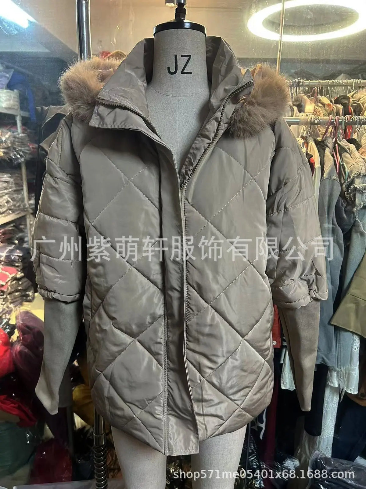 Ropa de Invierno de algodón cálido temperamento con capucha cárdigan con cremallera Color sólido Abrigos Invierno Mujer 2025 Casacos Inverno Feminino