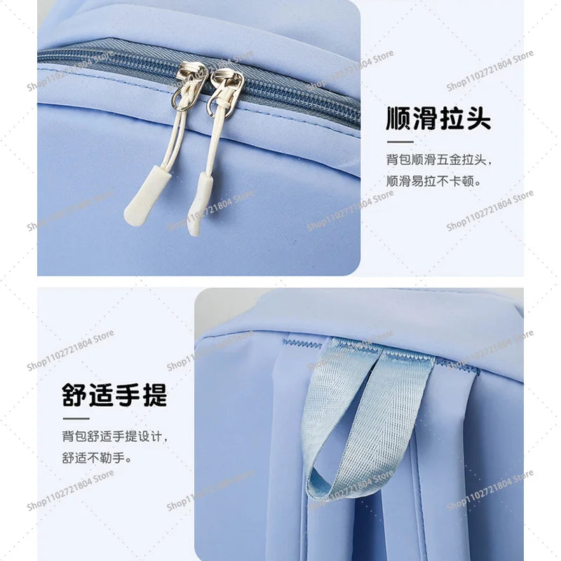 Mochilas Jujutsu Kaisen de 2 piezas con estuche para lápices para estudiantes, mochila escolar con estampado de dibujos animados, mochila de moda para guardar libros y artículos de papelería