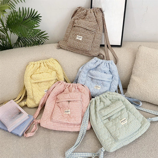 Nueva mochila para niños, bolso escolar portátil de gran capacidad para niños, mochila con cordón para chica a la moda de alta calidad con dibujos animados