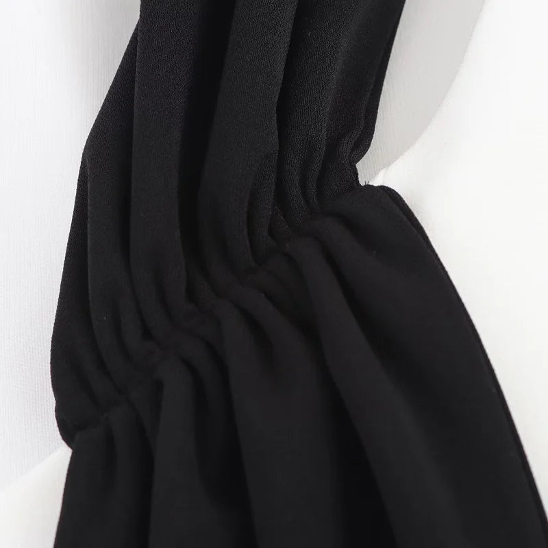 MUJER Vestido corto blanco con espalda descubierta para mujer, vestidos de fiesta elegantes con cuello Halter para mujer, minivestido con hombros descubiertos, novedad en vestidos para mujer