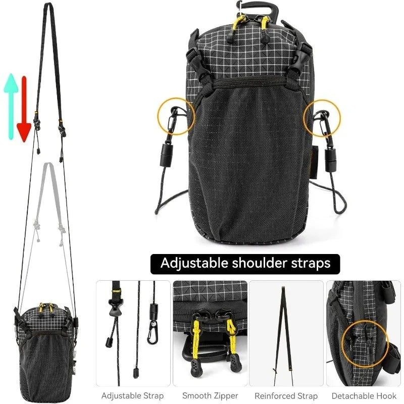 Correa de mochila para el hombro, bolsa para teléfono inteligente, correa impermeable para deportes, senderismo, camping, ligera