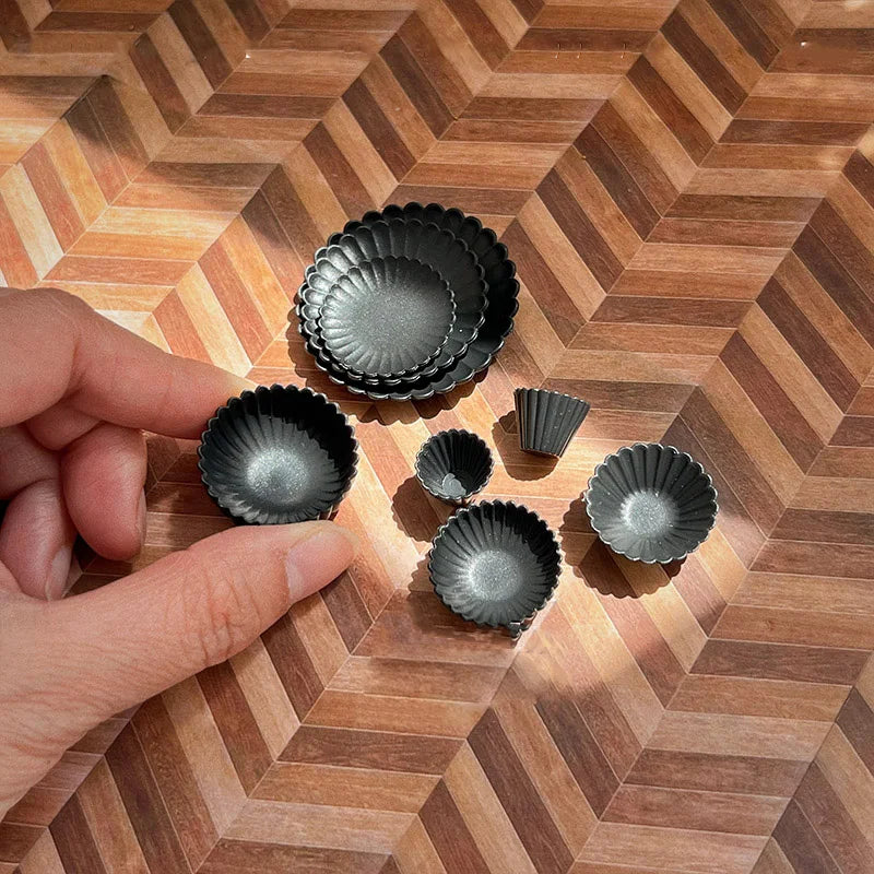 Nuevo Juego de 8 Piezas de Vajilla en Miniatura para Casa de Muñecas 1/6, Platos, Tazones y Utensilios para Muñecas Blyth, Accesorios de Escena, Juguetes