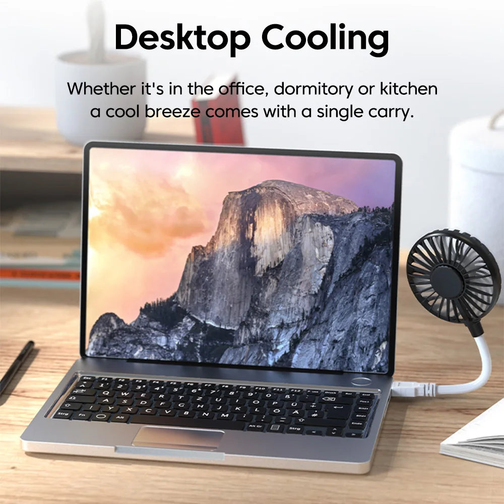 Ventilador pequeño portátil, ventilador USB, Mini ventilador de escritorio de oficina silencioso para verano al aire libre y viajes, ventilador de refrigeración USB, Mini ventiladores de enchufe para jugar ﻿