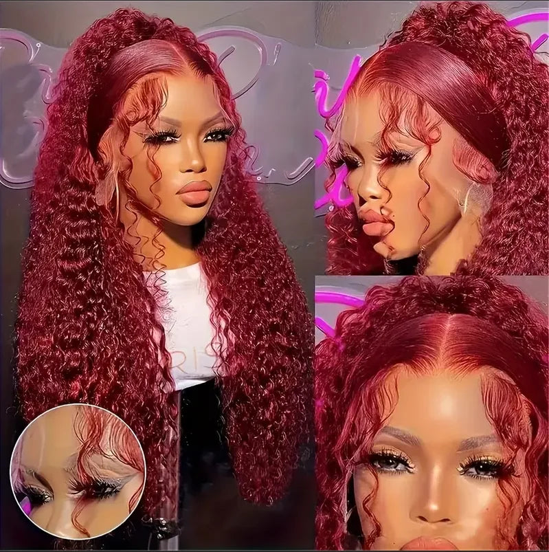 Peluca BOB de onda profunda, cabello humano 13x4 HD, pelucas frontales de encaje rizado, cabello humano prearrancado y Go, BOB Frontal corto y rizado sin pegamento