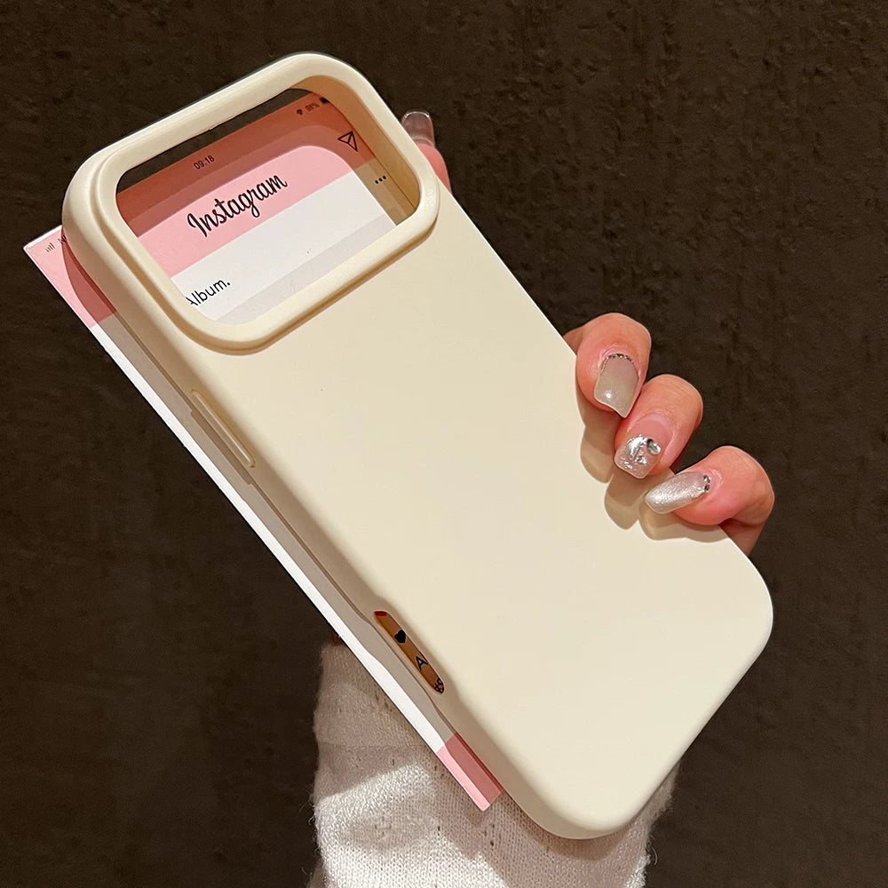 Funda protectora de silicona de Color caramelo para iPhone 17 Pro Max 17 Air 17 Pro, funda trasera de TPU suave mate a prueba de golpes