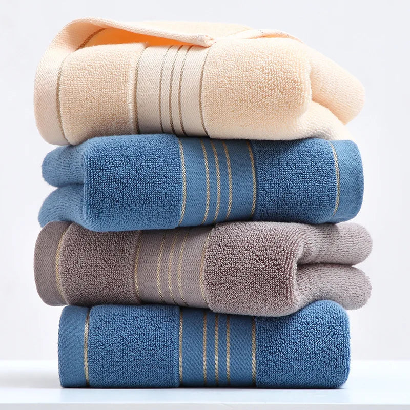 Toalla de Algodón Puro Apta para Uso Doméstico, Absorbe Agua y se Seca Rápidamente, Hermosa y Duradera, Toalla de Ducha Suave