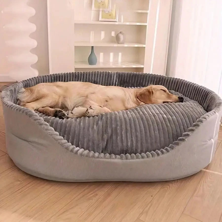 Cama para Mascotas Lavable a Máquina, Suave y Acogedora – Casa para Perros y Gatos para Todas las Estaciones con Tapete Cálido |   Comodidad de felpa, esencial para el invierno y el regalo de Navidad perfecto para mascota